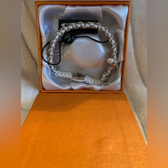 Joseph Nogucci White Rhino Links | Original Kismet Bracelet | White x Silver - Picture 2 of 3